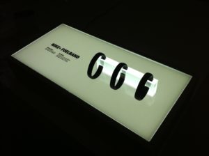 Photograph of Nike store Fuelband Product Displays
